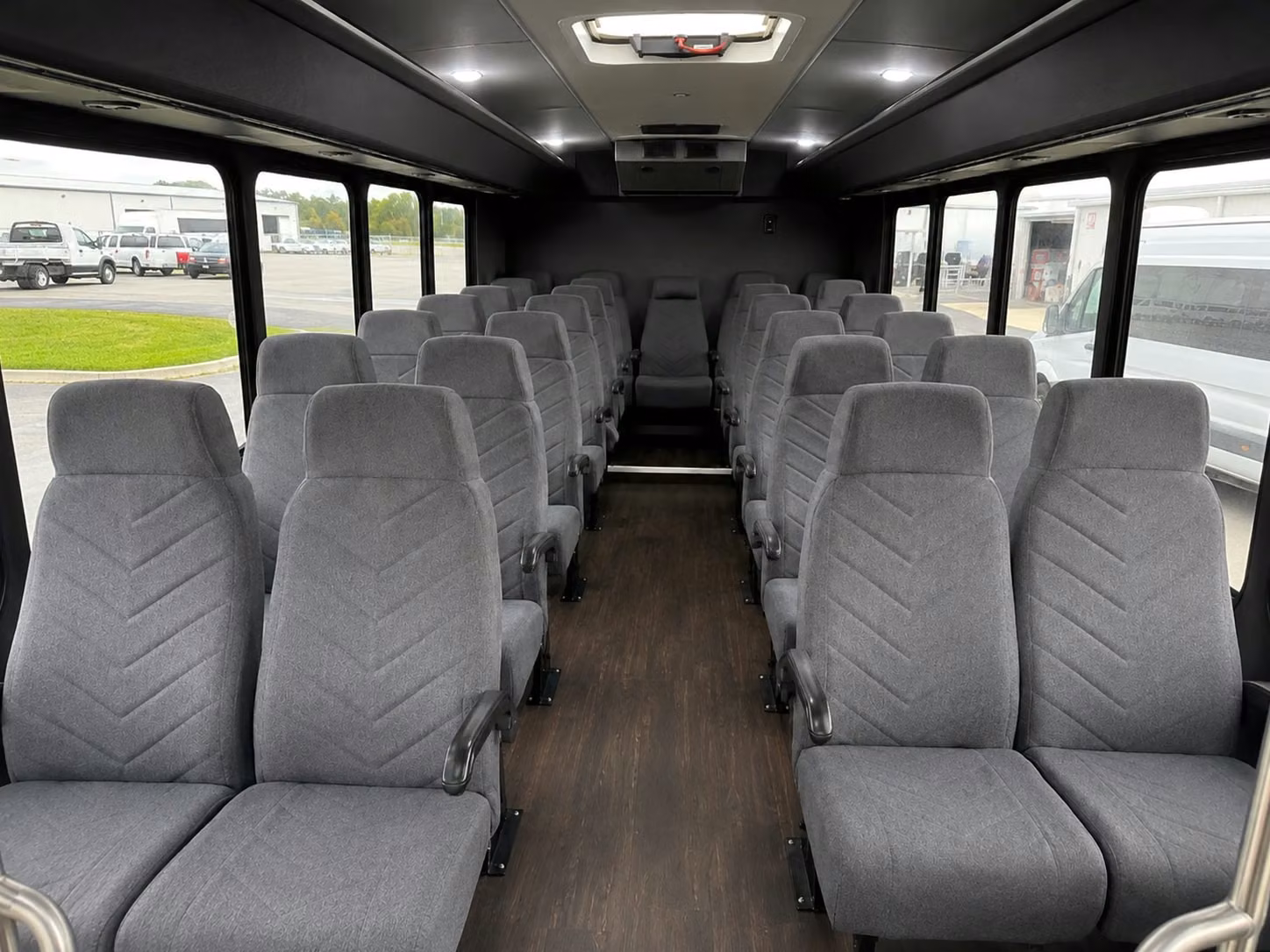 15 passenger minibus interior