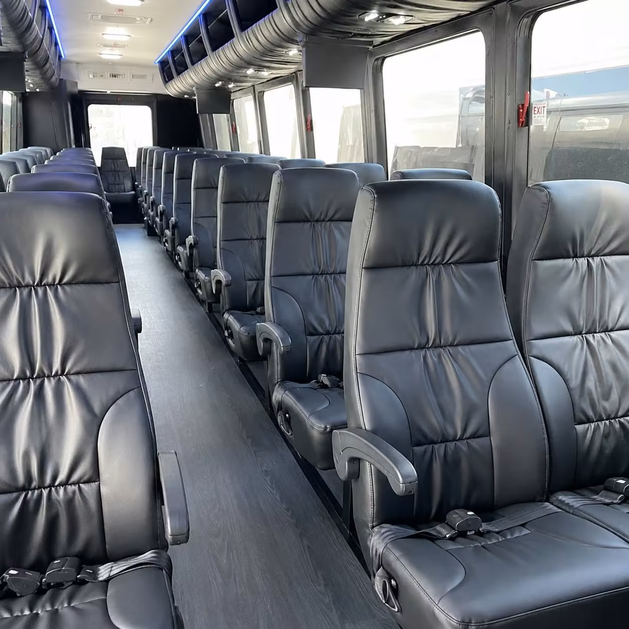 28 passenger minibus inside