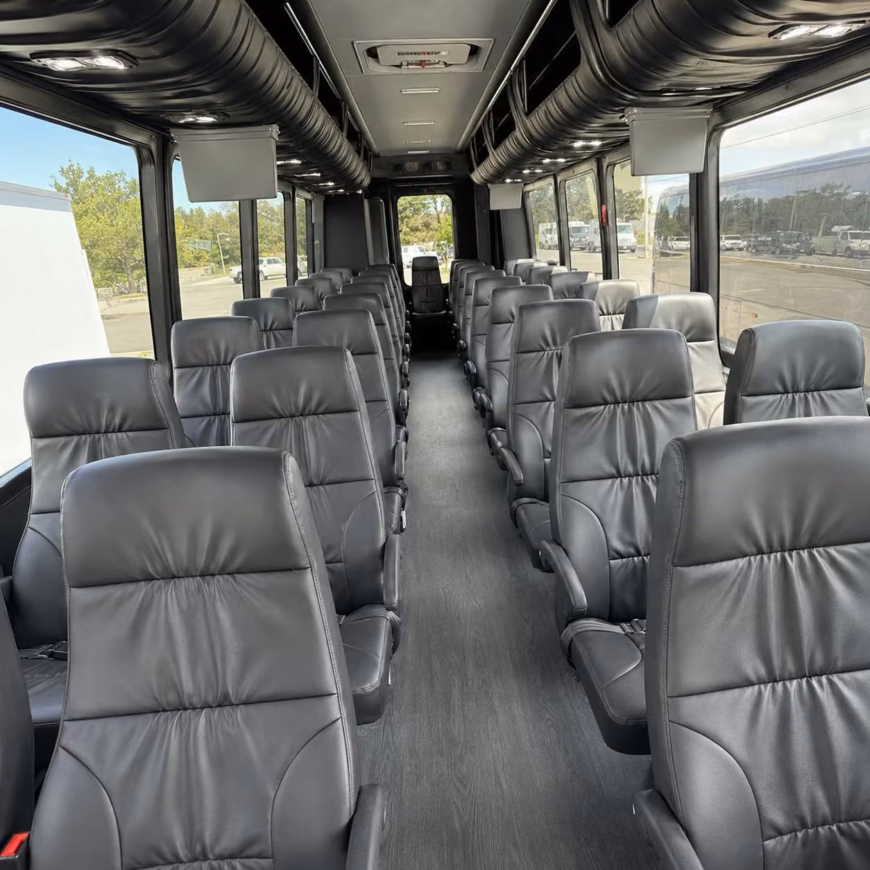 35 passenger minibus inside