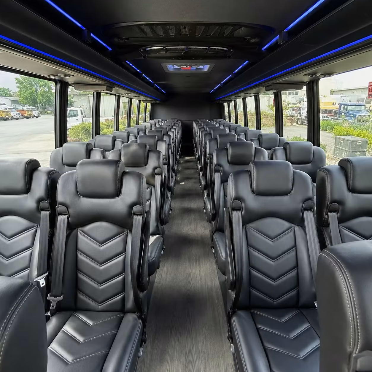 35 passenger minibus interior