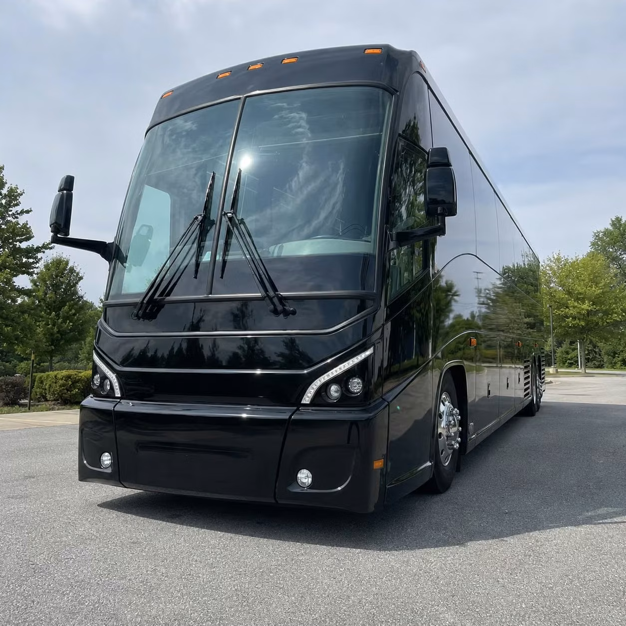 shuttle buses for remote parking and off site employee lots in college station