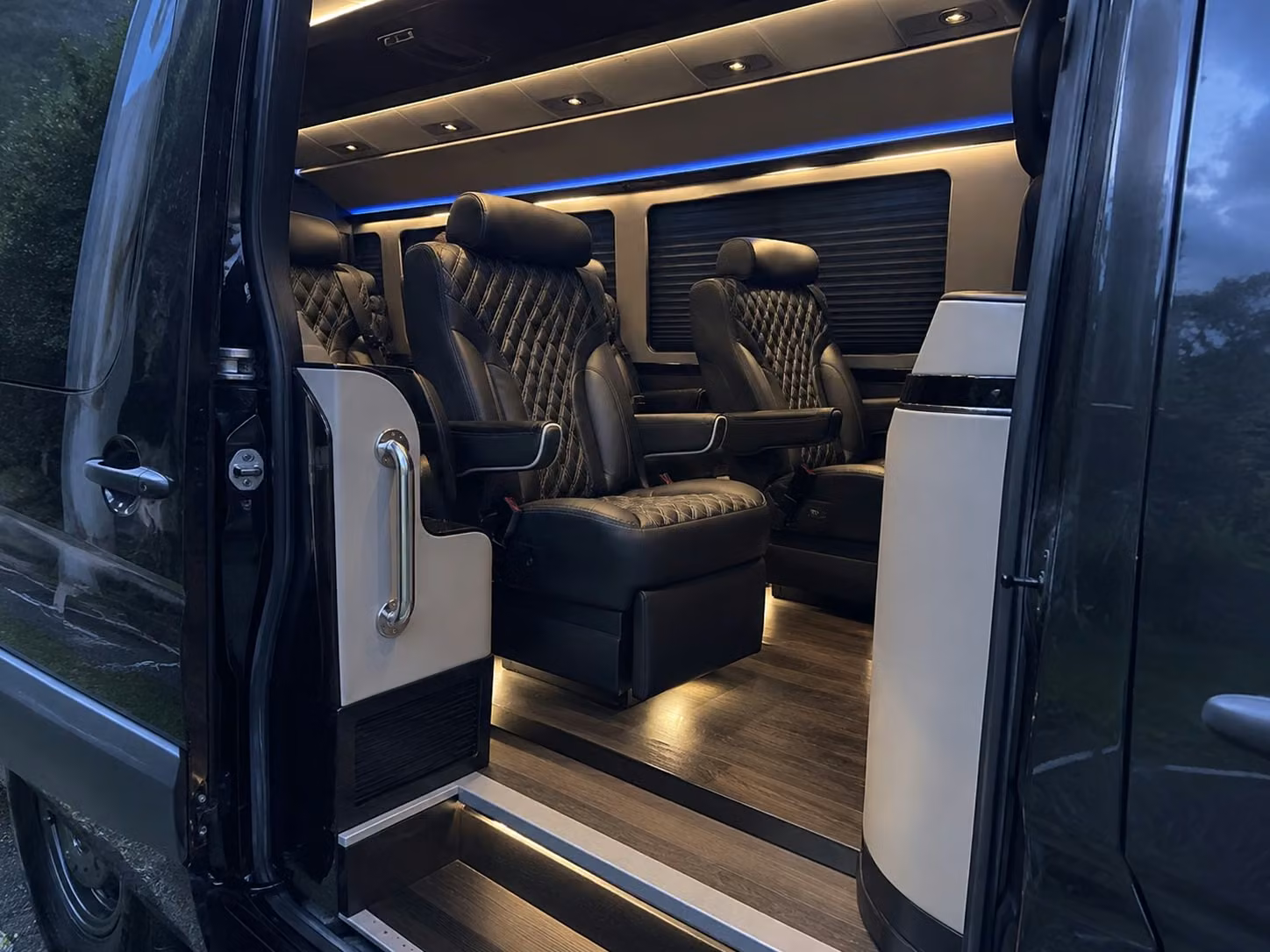 sprinter van with driver interior